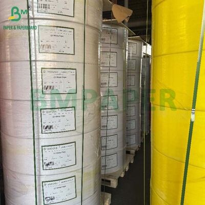 58 กรัม 65 กรัม NCR กระดาษไร้คาร์บอน Jumbo Roll ภาพสีฟ้าสําหรับหนังสือใบเสร็จ