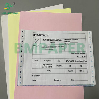 ภาพสีน้ําเงิน กระดาษสําเนาไร้คาร์บอน 48 กิโลกรัม 75 กิโลกรัม สําหรับสําเนาใส