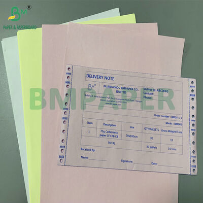 ภาพสีน้ําเงิน กระดาษสําเนาไร้คาร์บอน 48 กิโลกรัม 75 กิโลกรัม สําหรับสําเนาใส