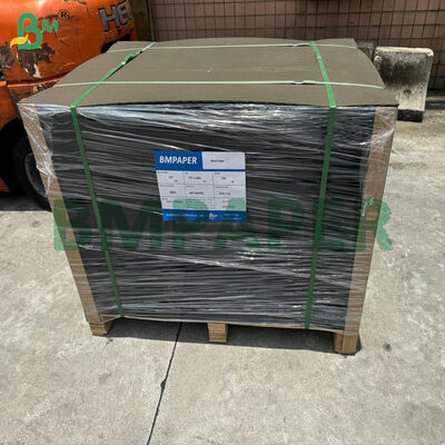 1.5mm กระดาษหนังสือดํา สําหรับการผูกหนังสือ ครอบครบ ดําและดํา หลังสีเทา