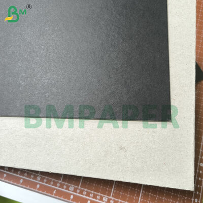 1.5mm กระดาษหนังสือดํา สําหรับการผูกหนังสือ ครอบครบ ดําและดํา หลังสีเทา