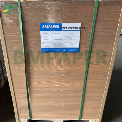 กล่องกระดาษแข็งเรียงรายคราฟท์ 1700um สำหรับแผ่นเลเยอร์ 920 X 1,050 มม. ไฟเบอร์บอร์ด 1650gsm