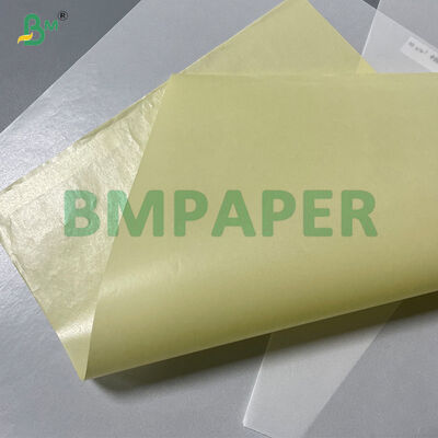 สีเหลืองสติ๊กเกอร์ ซิลิโคนเคลือบฉลาก กระดาษกระจก Jumbo Rolls