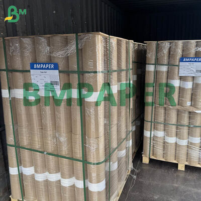 กระดาษครัฟท์ 40 กรัม ขนาด 26 นิ้ว x 31 นิ้ว แผ่นครัฟท์ สีเหลืองทอง เครื่องกระจกข้างเดียว
