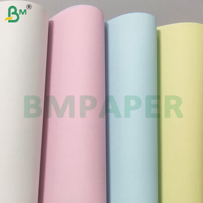 75gsm/80gsm NCR สําเนากระดาษม้วน CF CB CFB ในหลายสี