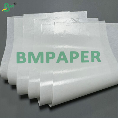 การเคลือบที่สามารถปรับปรุงได้ 6/9/10 gsm PE 30gsm - 50gsm กระดาษไครฟอฟท์สีขาว เหมาะสําหรับผูกกระชับกระชับ