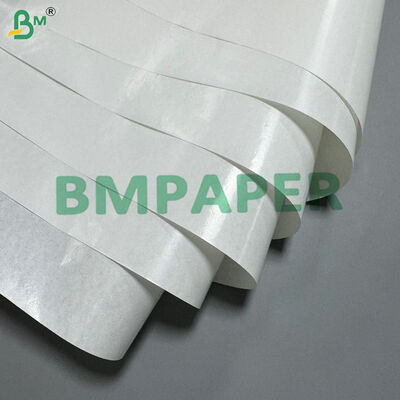 การเคลือบที่สามารถปรับปรุงได้ 6/9/10 gsm PE 30gsm - 50gsm กระดาษไครฟอฟท์สีขาว เหมาะสําหรับผูกกระชับกระชับ