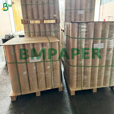 กระดาษปิดบังสีน้ำตาล ม้วน 18" 450 มม. x 180 ม. 50 แกรม สำหรับร้านซ่อมรถยนต์ พ่นสี