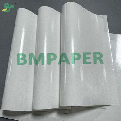 Food Grade PE Coated White Kraft Paper 30-60gsm Base with 9-15g PE Coating Waterproof Greaseproof for Food Wrapping