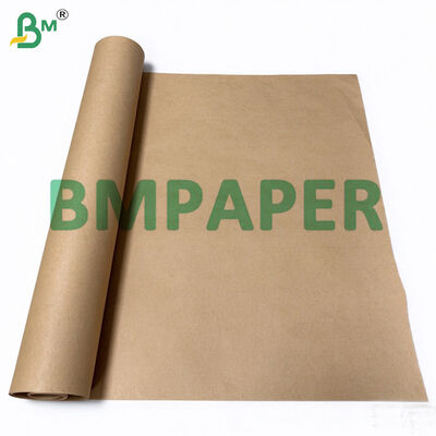 65gsm Brown Butchers Paper Rolls Pe Coated One Side With One Color Printed Back, 18" X 900'
