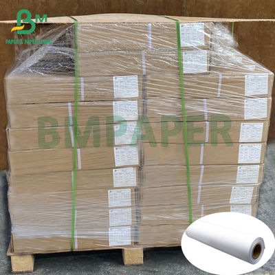 80gm กระดาษวาดการออกแบบวิศวกรรมสีขาวเรียบ
