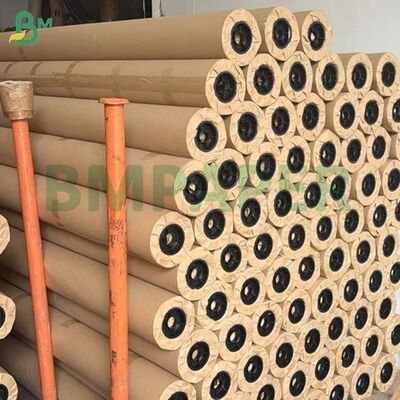 80กรัม70กรัมกระดาษคราฟท์สีน้ำตาลปรุ72นิ้ว90นิ้วx100มม้วน